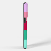 Kleurblok Horizontale Streep Viva Magenta Lente Case-Mate iPhone Case (Achterkant / Rechts)
