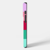 Kleurblok Horizontale Streep Viva Magenta Lente Case-Mate iPhone Case (Achterkant / Links)