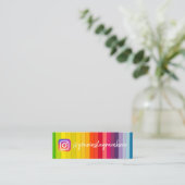 Kleurblok-instapstrips Mini Visitekaartje (Staand voorkant)