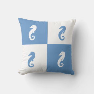 Kleurblok Kussen Zeepaardje