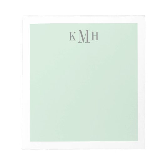 Kleurblok Mint Blocnote (Voorkant)