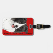 Kleurblok rand bagagelabel (Voorkant horizontaal)