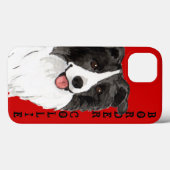 Kleurblok rand Case-Mate iPhone case (Achterkant (horizontaal))