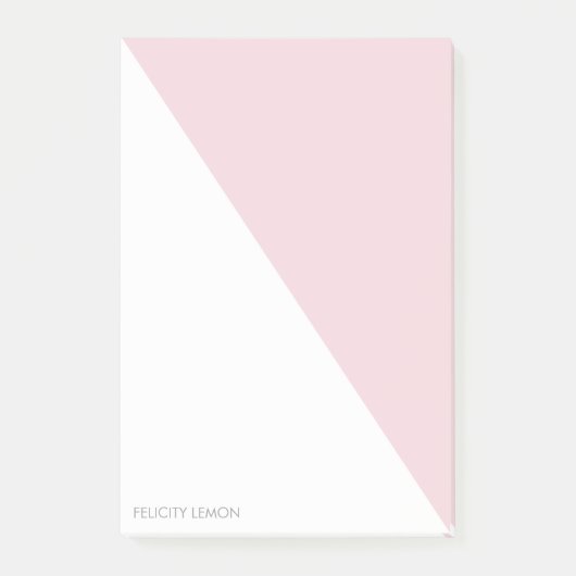 Kleurblok - Roze persoonlijke Post-it® notes (Voorkant)