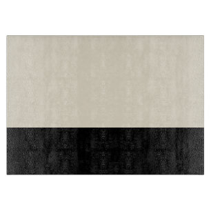 Kleurblok snijvlak glas (zwart/eiwit) snijplank