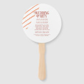 Kleurblok Weddenschap Zomer ID740 Handwaaier (Achterkant)