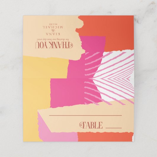 Kleurblok-weddenschapstabel Summer ID740 (Buitenkant ongevouwen)