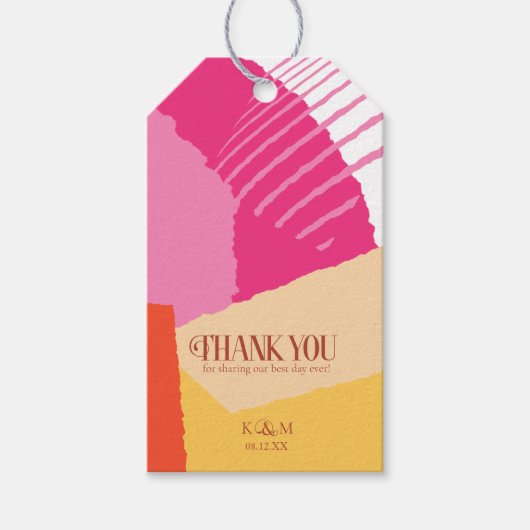 Kleurblok Weddenzomer ID740 Cadeaulabel (Voorkant)