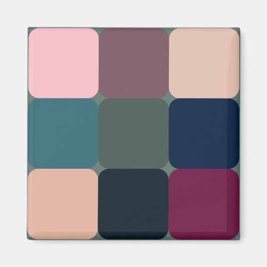 Kleurblokjes Magneet (Voorkant)