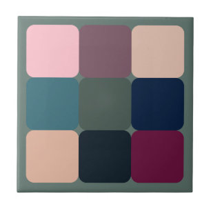 Kleurblokjes Tegeltje