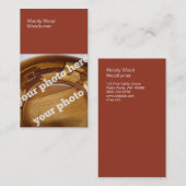 Kleurblokken die aangepaste fotokaart bewerken visitekaartje (Voorkant / Achterkant)