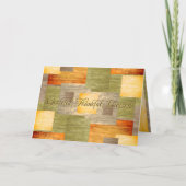 Kleurblokken herfst kaart (Voorkant)
