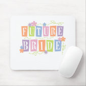 Kleurblokken Toekomstige bride Muismat (Met muis)