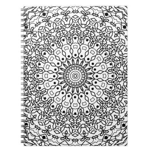 Kleurboek, antistress in het boek notitieboek (Voorkant)