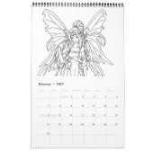 Kleurboek Kalender (Feb 2027)