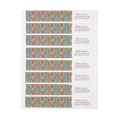 Kleurboeken geven adreslabels terug (Vel)