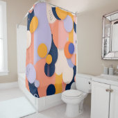 kleurbolfusie douchegordijn (In situ)