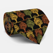 Kleurbomen voor herfst stropdas (Opgerold)