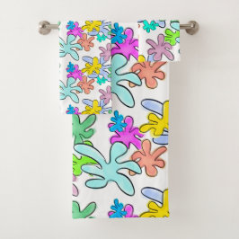 kleurbreuk bad handdoek