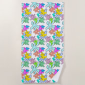 kleurbreuk strandlaken (Voorkant)