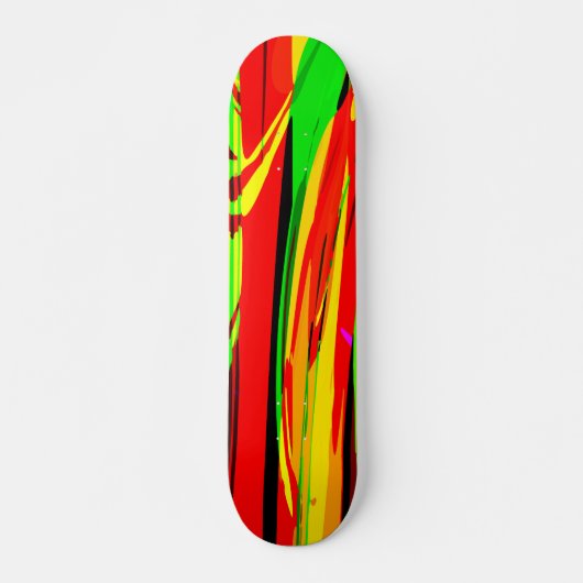 Kleurcascade 2 skateboard (Voorkant)