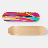 Kleurcascade Skateboard (Horizontaal)