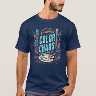 Kleurchaos omvormen tot toekomstige wereldklasse k t-shirt