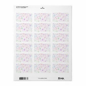 Kleurcirkels Etiket (Full Sheet)