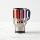 Kleurcode Aluminium Travel Mug Reisbeker (Voorkant rechts)