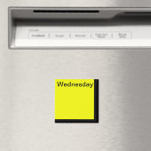 Kleurcode Dag van de Week Magneetkalender Visueel  Magneet (Insitu (Vaatwasser))