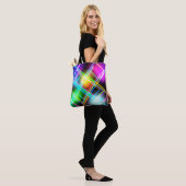 Kleurcorridor Canvas tas (Op model)