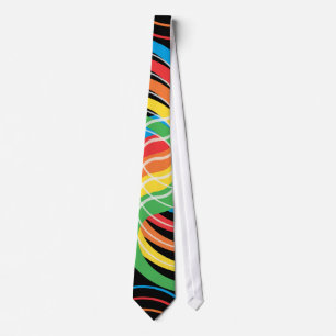 Kleurcurven: Vectorillustratie: Necktie/Stropdas Stropdas