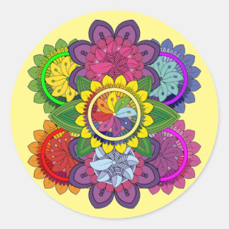 Kleurdesgewenst™-sticker Ronde Sticker