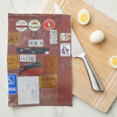 Kleurdeuren Memorabilia Theedoek (Quarter Fold)