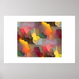 Kleurdoek Poster