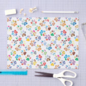 Kleurdog en kat plakken tissuepapier (Craft)