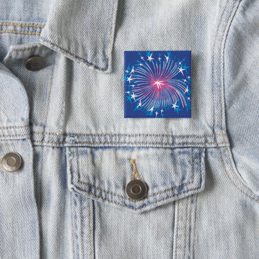 Kleurdruk - vierkante button 5,1 cm (In situ)