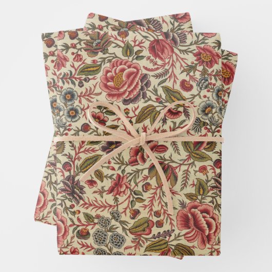 kleuren afdrukken inpakpapier vel (In situ)