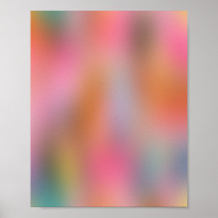 Kleuren Bloeiend 05 Aura Gradient Poster