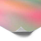 Kleuren Bloeiend 07 Aura Gradient Poster (Hoek)