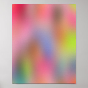 Kleuren Bloeiend 08 Aura Gradient Poster