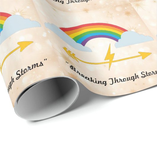 "Kleuren boven schaduwen" Cadeaupapier (Rol Hoek)