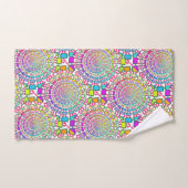 KLEUREN CIRKELS BAD HANDDOEK (Handdoek)