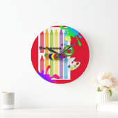 Kleuren die de Klok van het Warm schilderen (Huis)