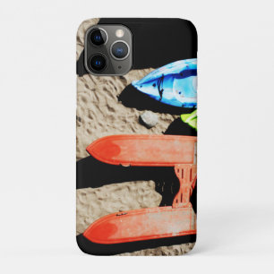 kleuren en schaduwen op het strand iPhone 11 pro hoesje
