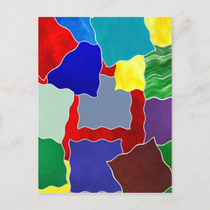 Kleuren en stalen briefkaart