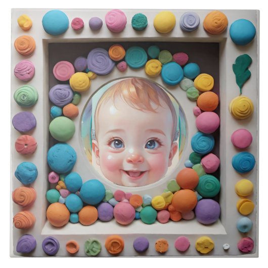 Kleuren frame tegeltje (Voorkant)