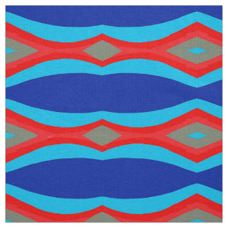 kleuren golven blauw rood grijs stof