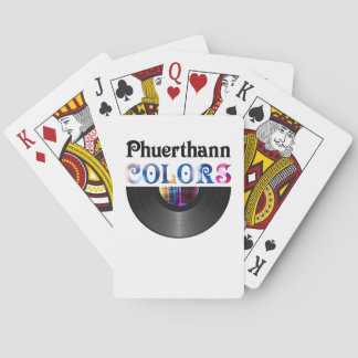 "Kleuren" Half-Vinyl Album Ontwerp Pokerkaarten