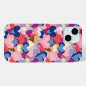 Kleuren Hartpatroon Case-Mate iPhone Case (Achterkant (horizontaal))
